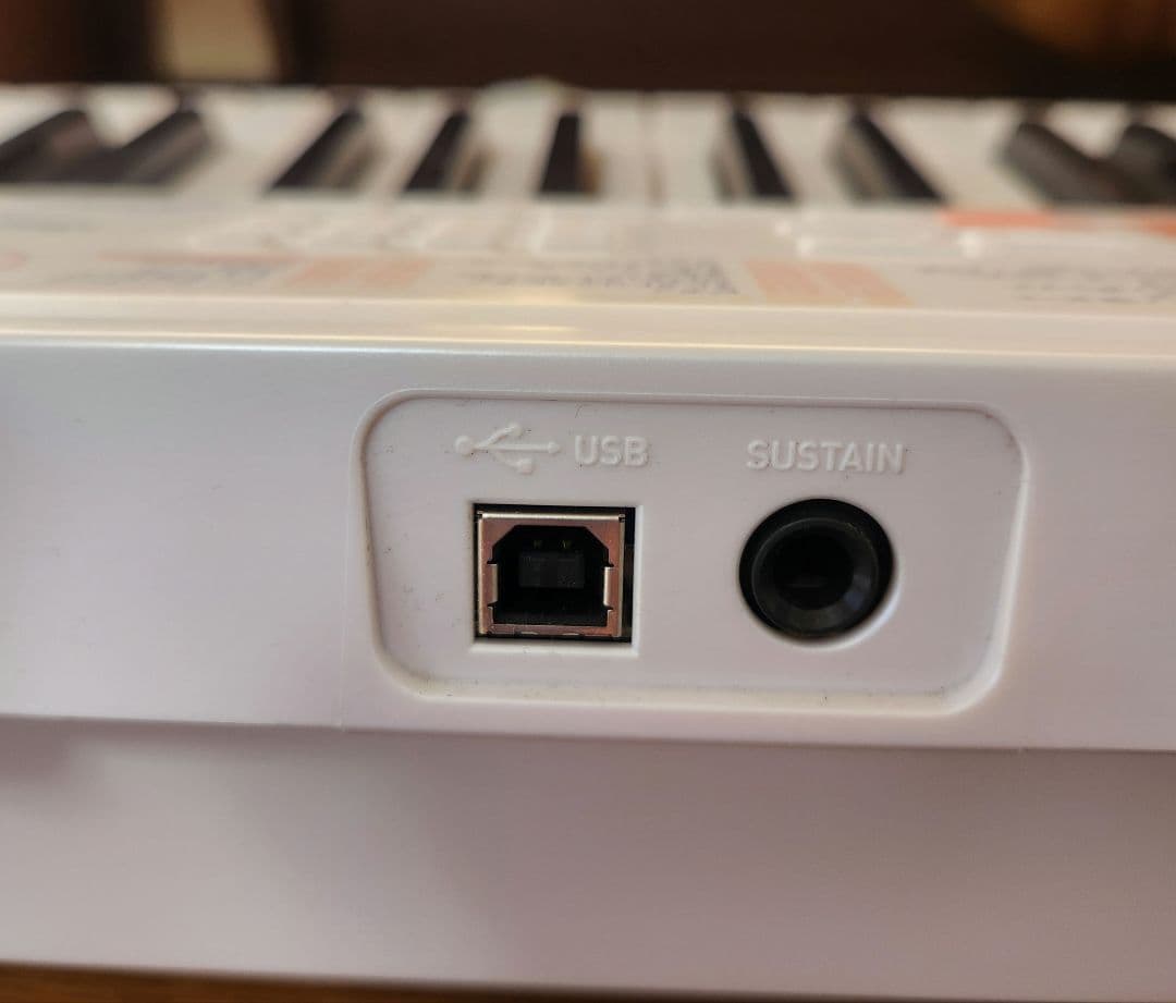 CASIO LK-123 ホワイト キーボード