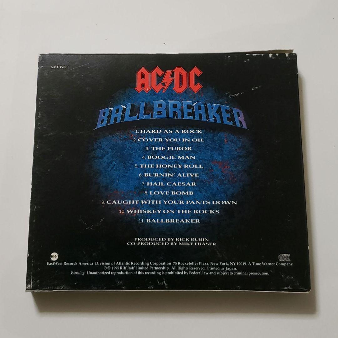 廃盤帯付　希少見本盤　非売品　初回盤　・　AC/DC　／　Ballbreaker