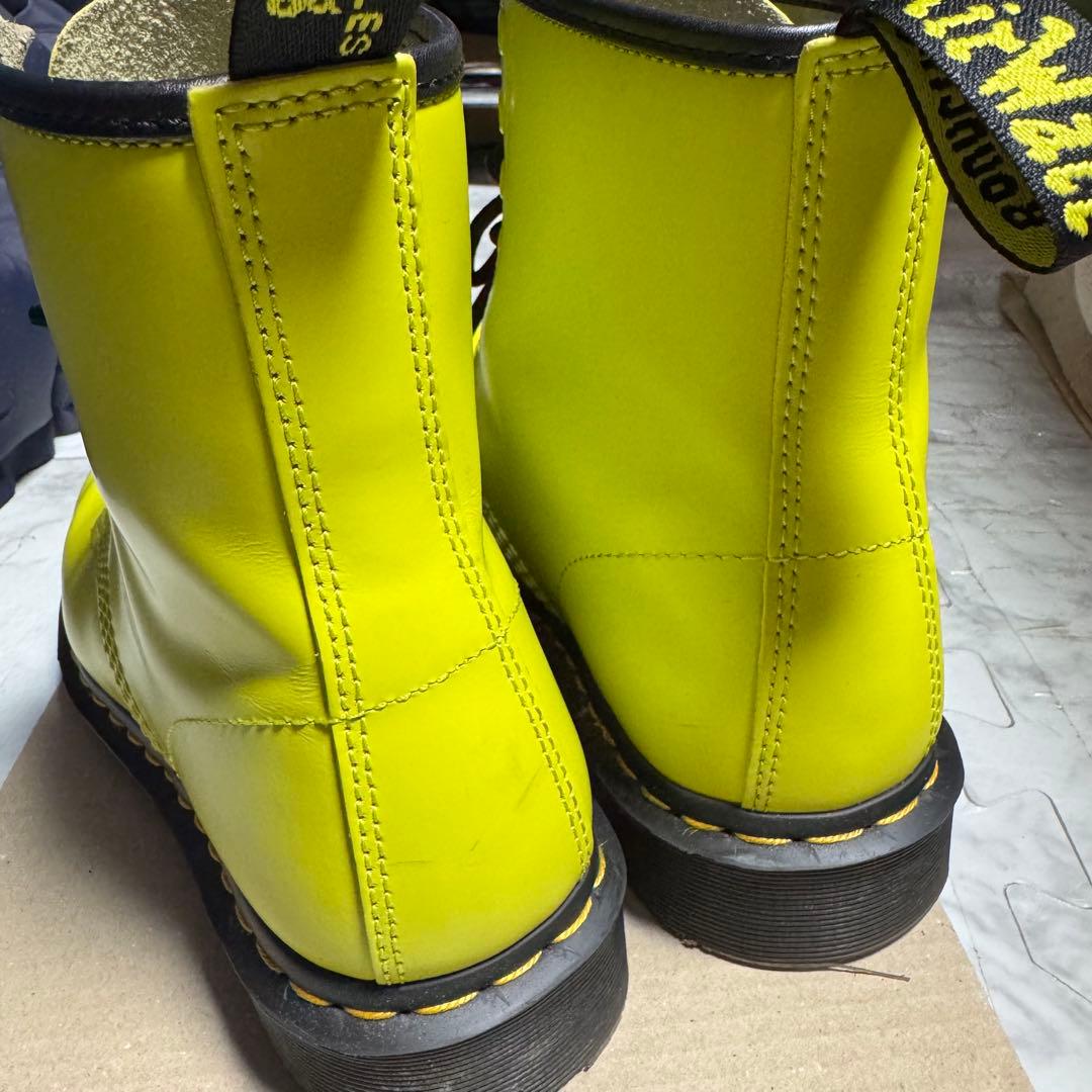 Dr. Martens 25.0cm 8ホール UK 6 イエロー