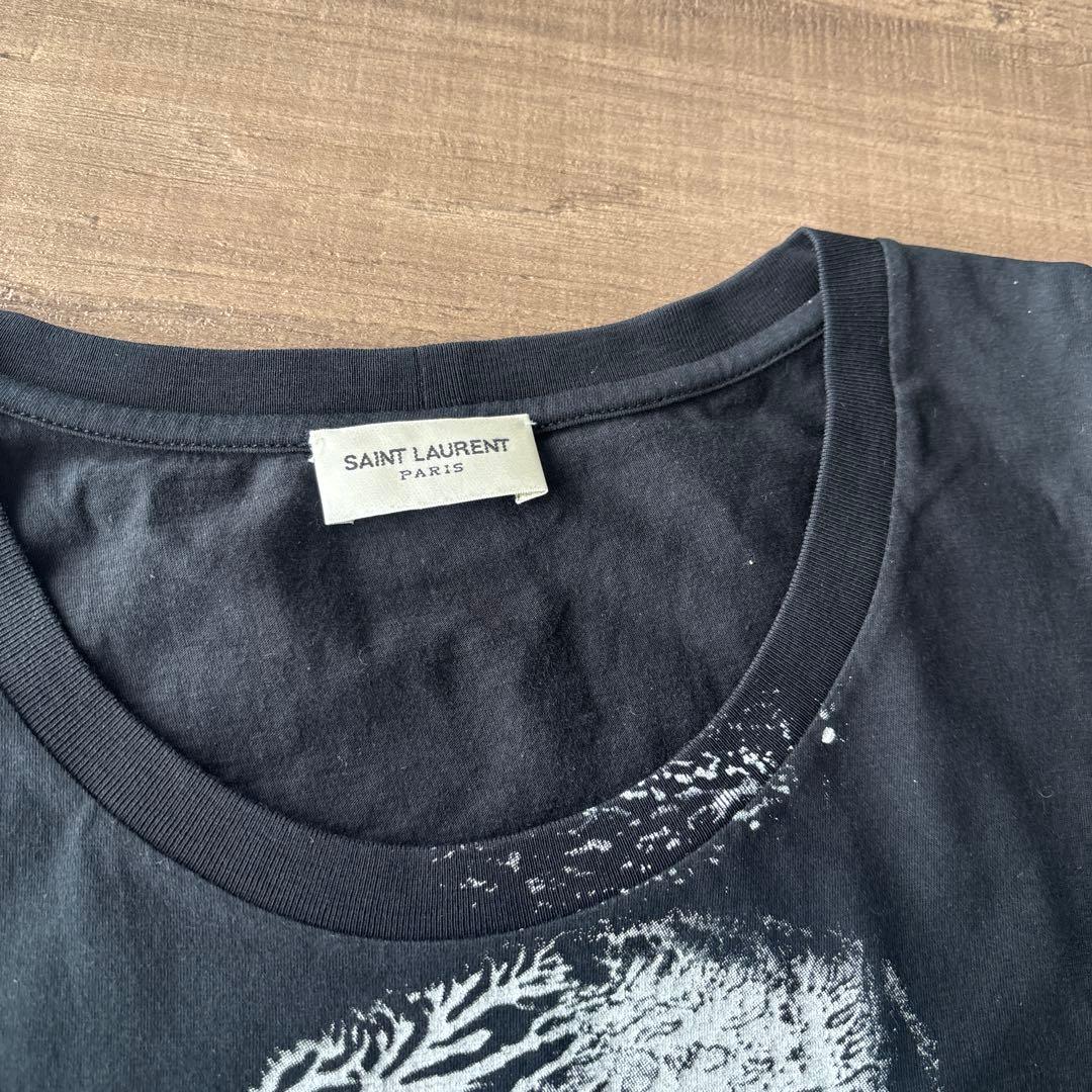 SAINT LAURENT ブラック Tシャツ