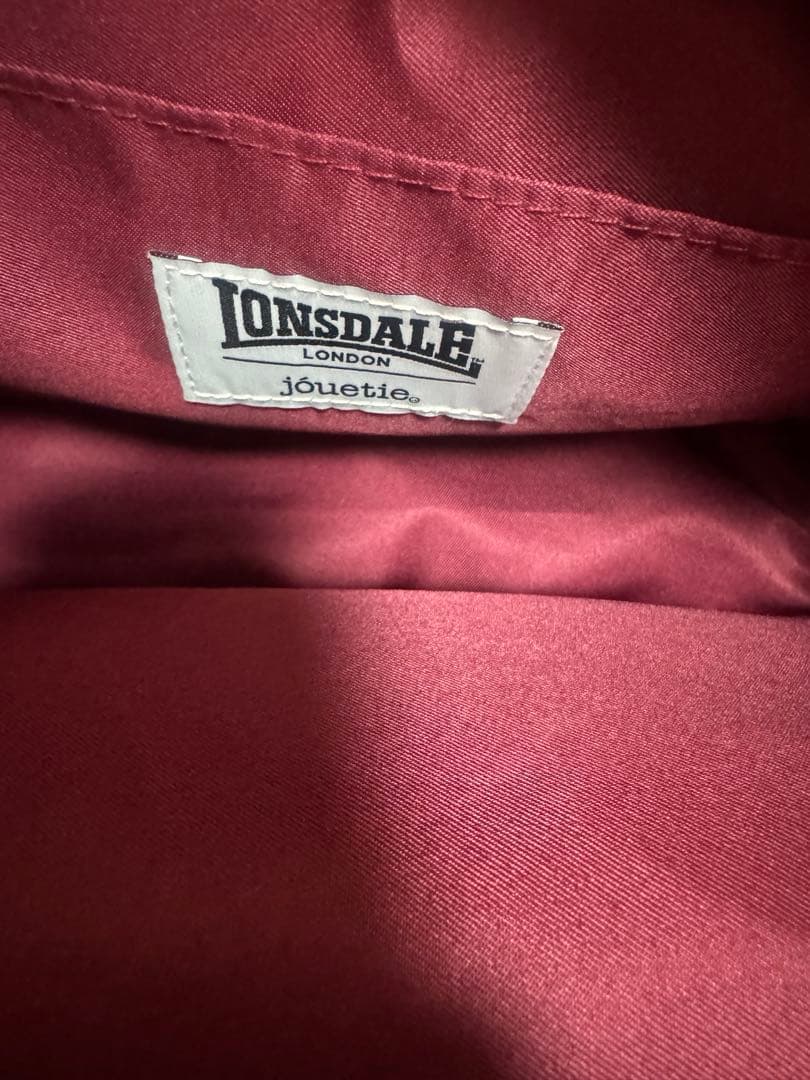 【LONSDALE×jouetie】エナメルボストンBAG