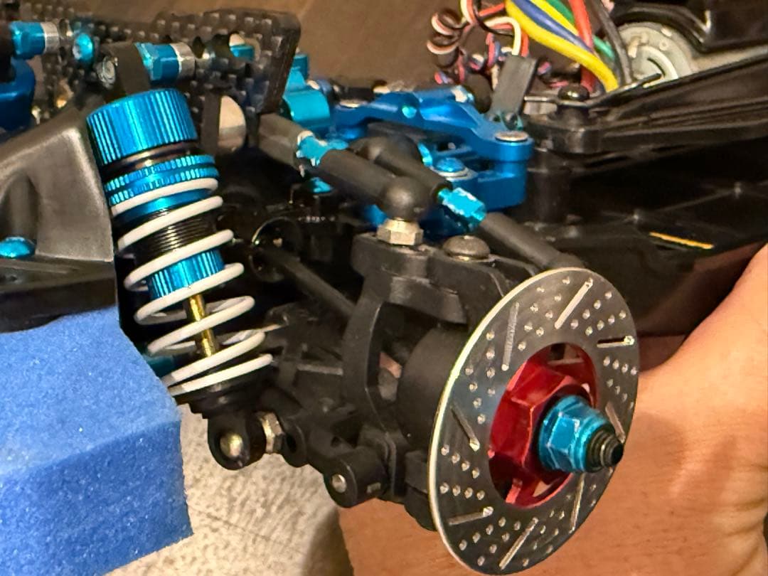 タミヤ　TT-02 シャーシ　オプション多数　走行極少