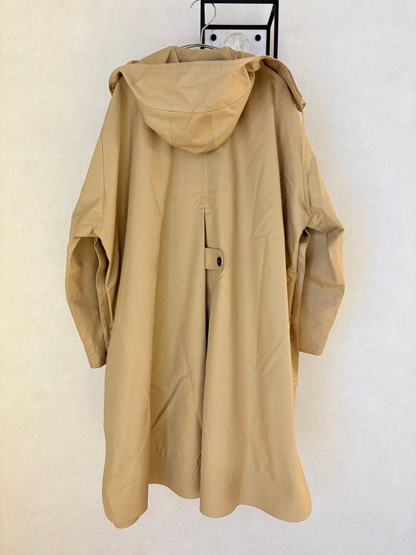 Gypsohila 名品 トレンチコート フード付き 完売品 ベージュ ポンチョ