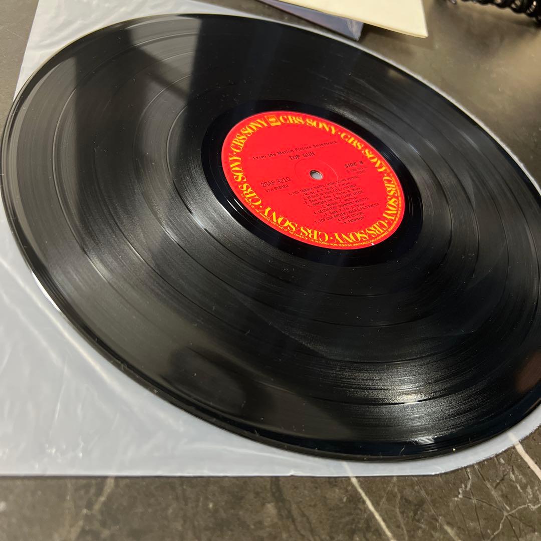 TOP GUN オリジナルサウンドトラック　レコード　トムクルーズ　帯付き　美品