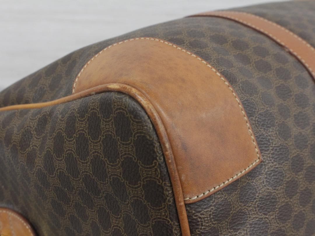■CELINE/セリーヌ マカダム ボストンバッグ キャリーバッグ 45