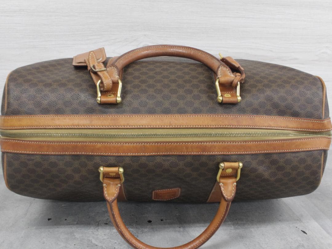 ■CELINE/セリーヌ マカダム ボストンバッグ キャリーバッグ 45