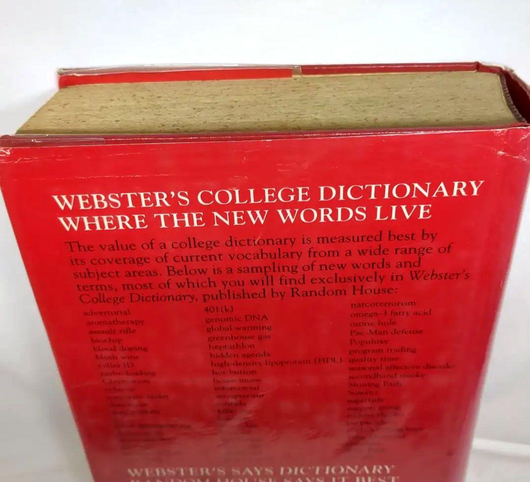 語学・辞書・学習参考書 Webster's College Dictionary 1990 's