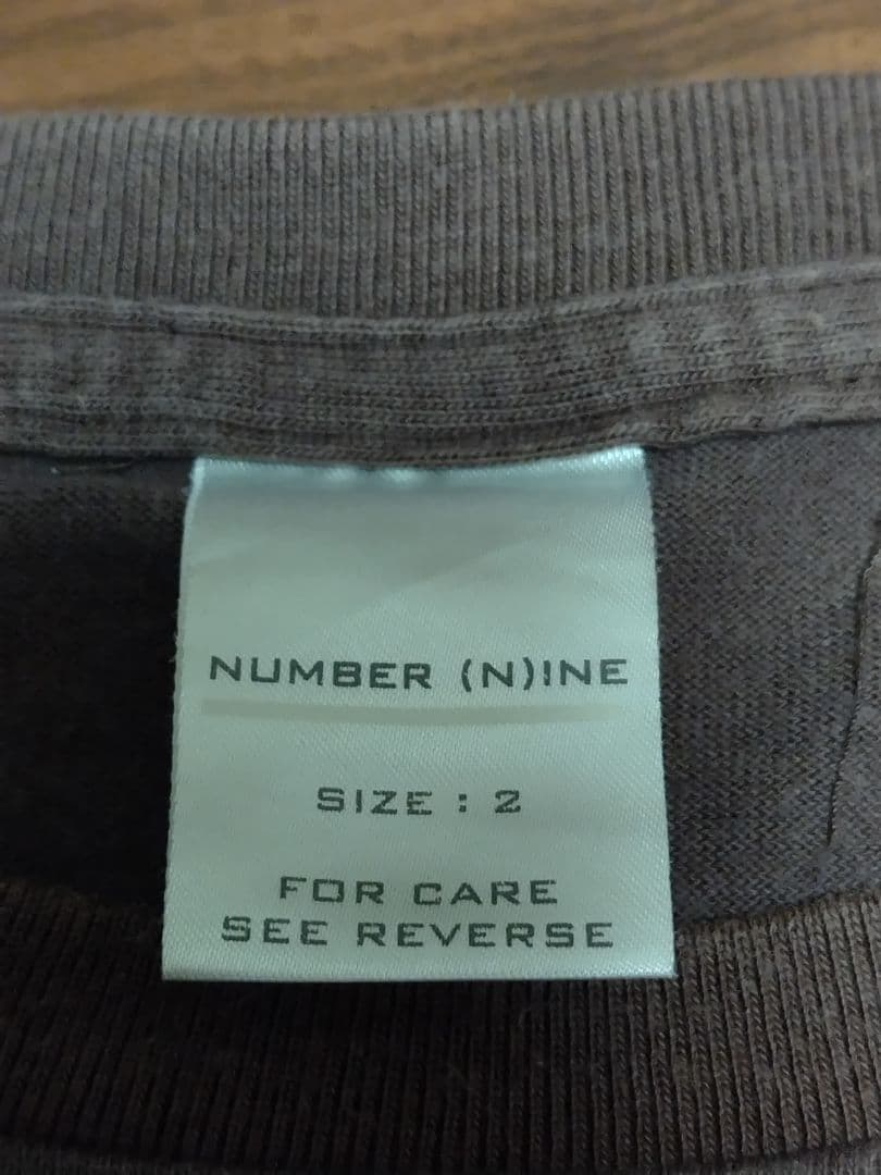 02awナンバーナインnowhereman tシャツnumbernine