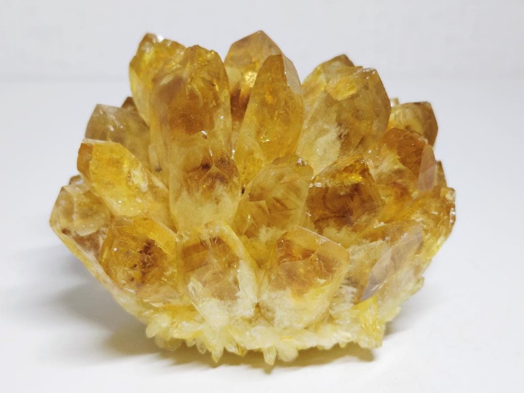 シトリン 470g 水晶 クォーツ 原石 鑑賞石 自然石 誕生石 鉱物 鉱石