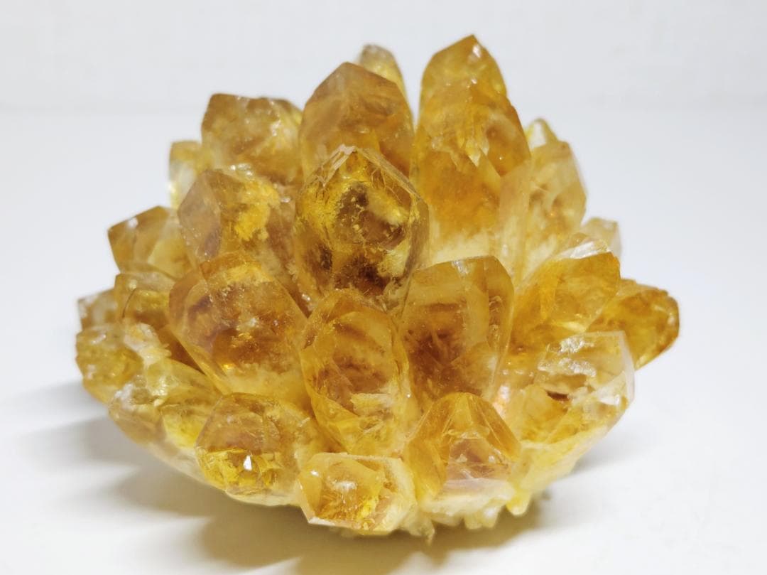 シトリン 470g 水晶 クォーツ 原石 鑑賞石 自然石 誕生石 鉱物 鉱石