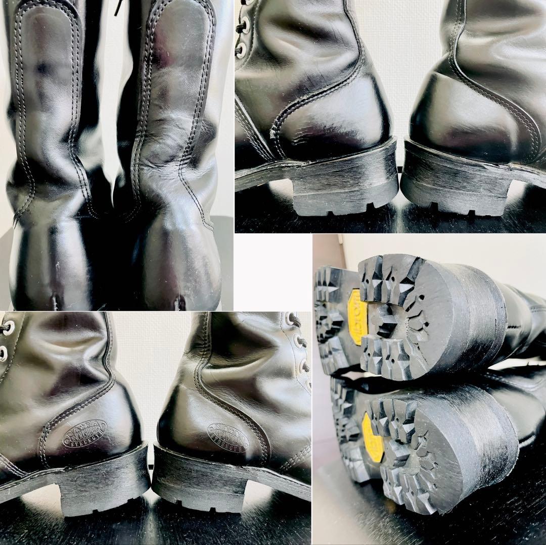 USA製 美品 NANA INDUSTRIAL ラインマンブーツ 黒 6D