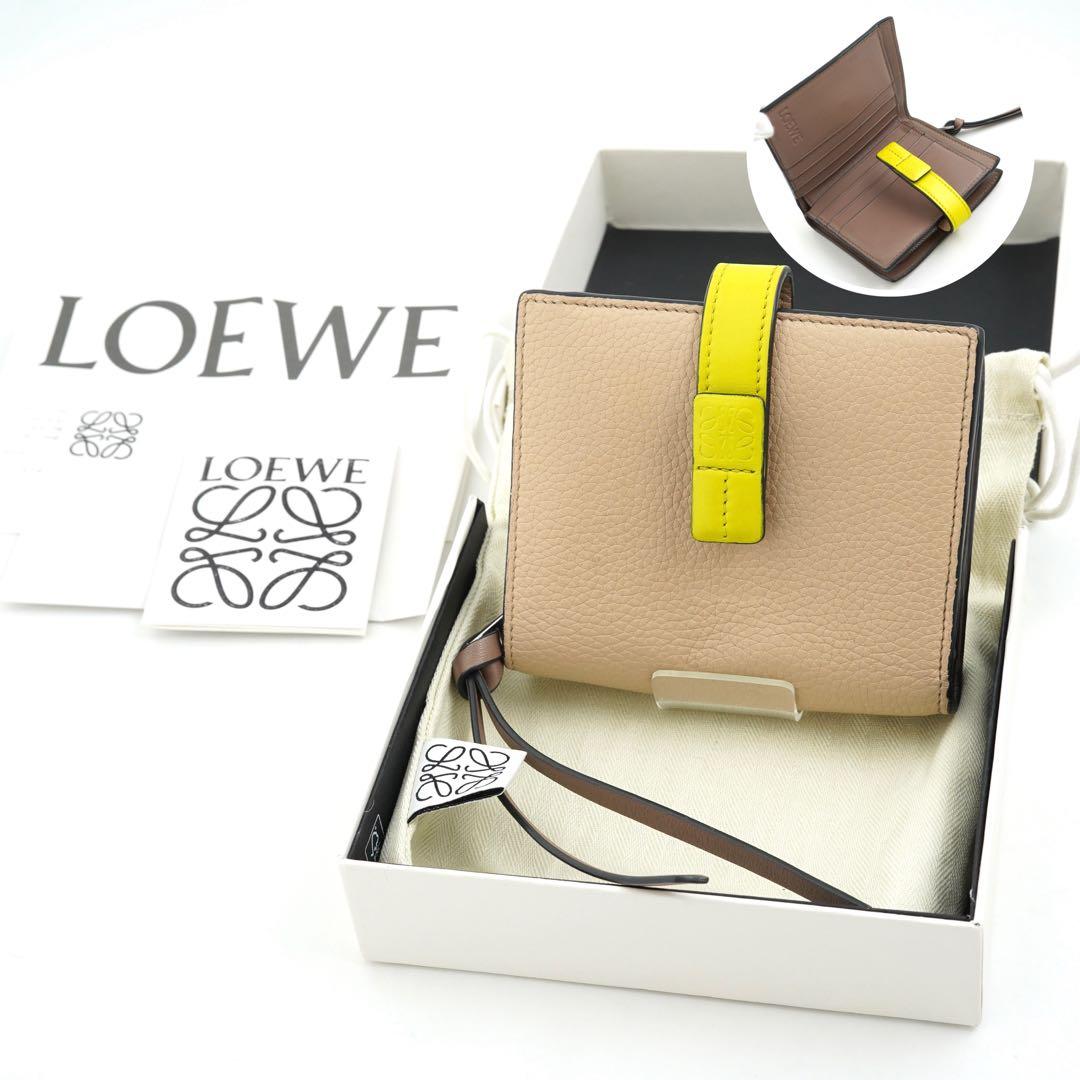 ✨Sランク・箱付き✨　LOEWE ミニ財布　コンパクト ジップ ウォレット