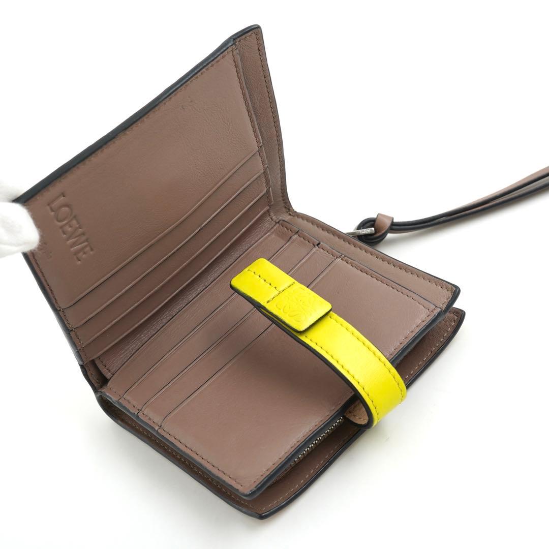 ✨Sランク・箱付き✨　LOEWE ミニ財布　コンパクト ジップ ウォレット