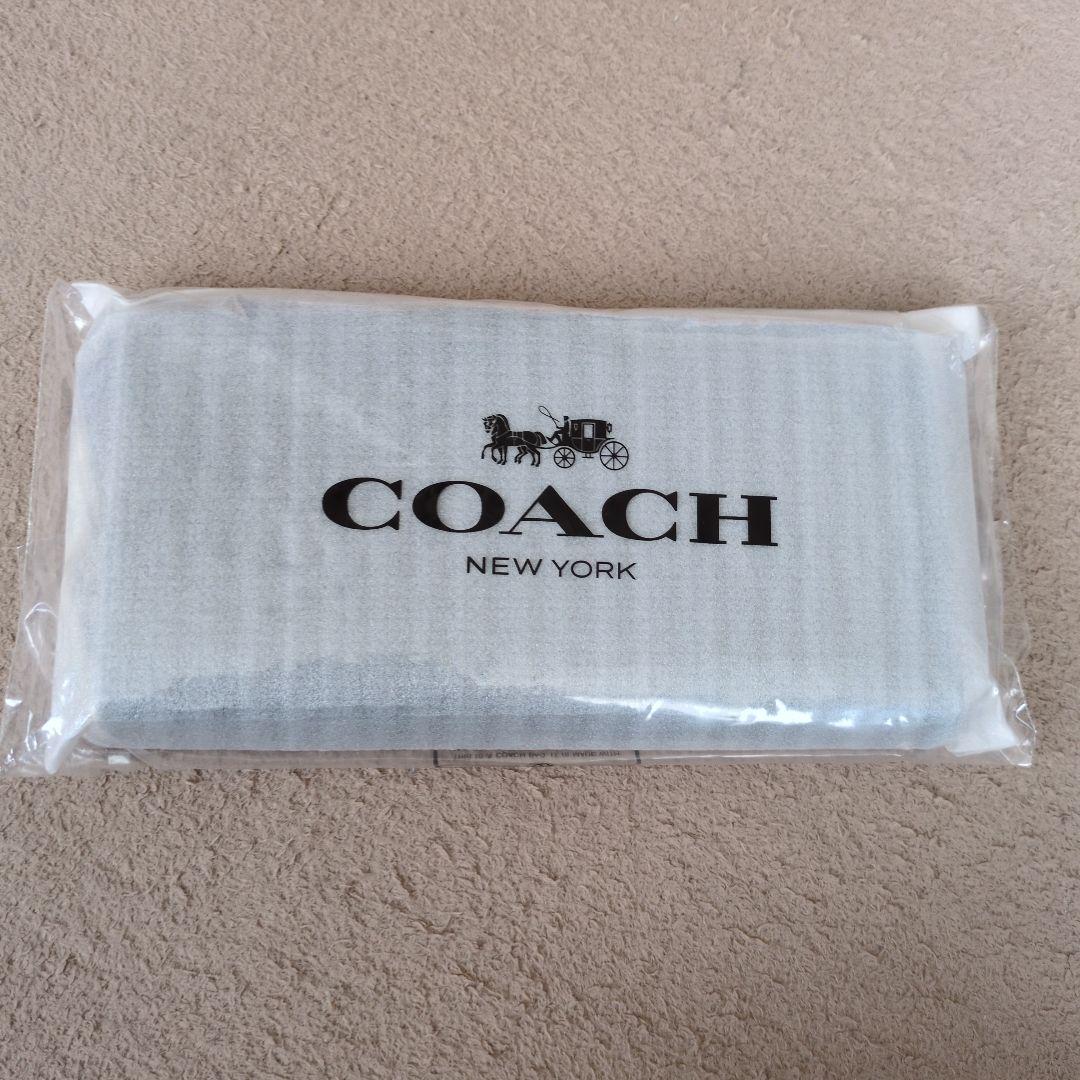 新品未使用 COACH 長財布 ヘリテージ ウォレット ブラック