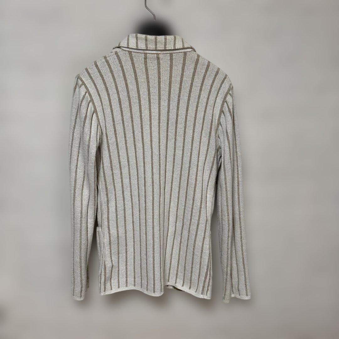 Knitwear Lardini ストライプ テーラードジャケット