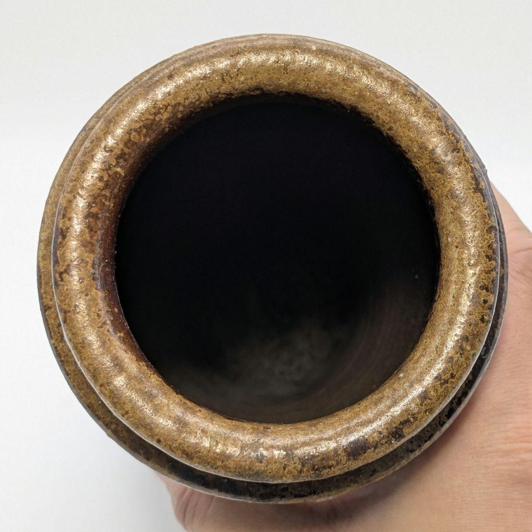 宮崎楽陽 備前焼 花生 花器 花瓶 花入 フラワーベース 置物 華道具 茶道具
