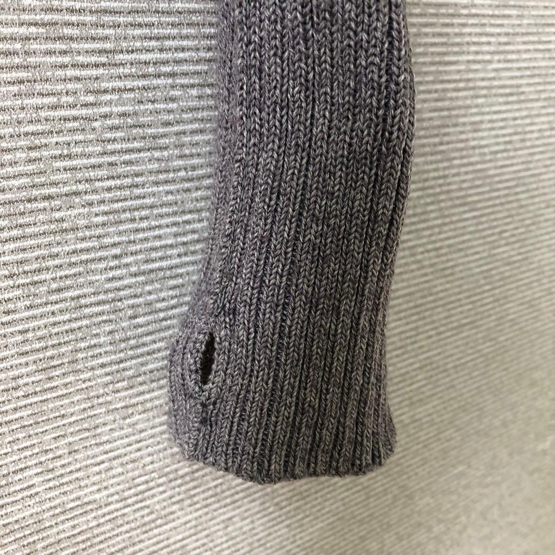 未使用品THESHINZONE LONG RIB CARDIGAN F グレー