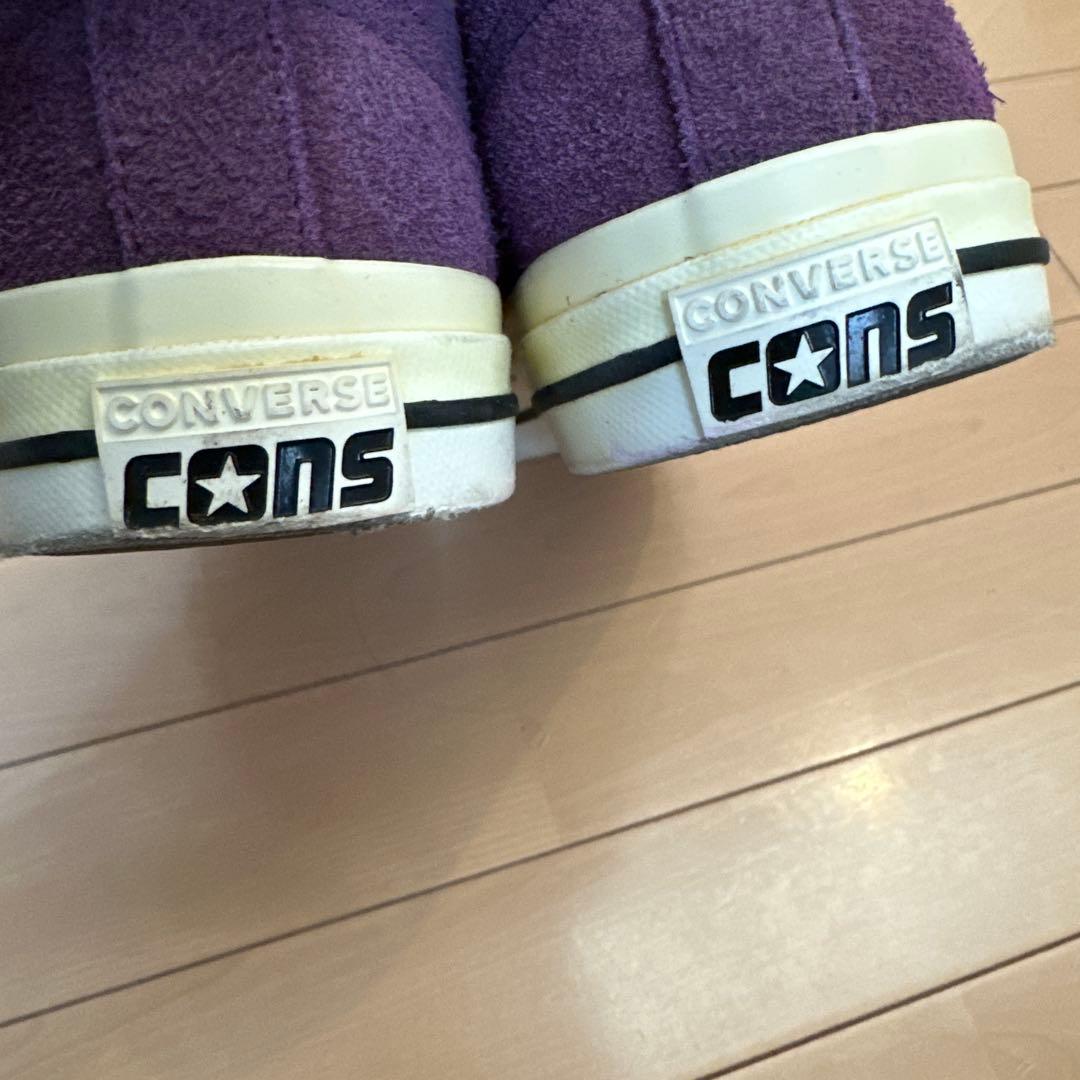 CONVERSE ワンスター 紫 スエード スニーカー