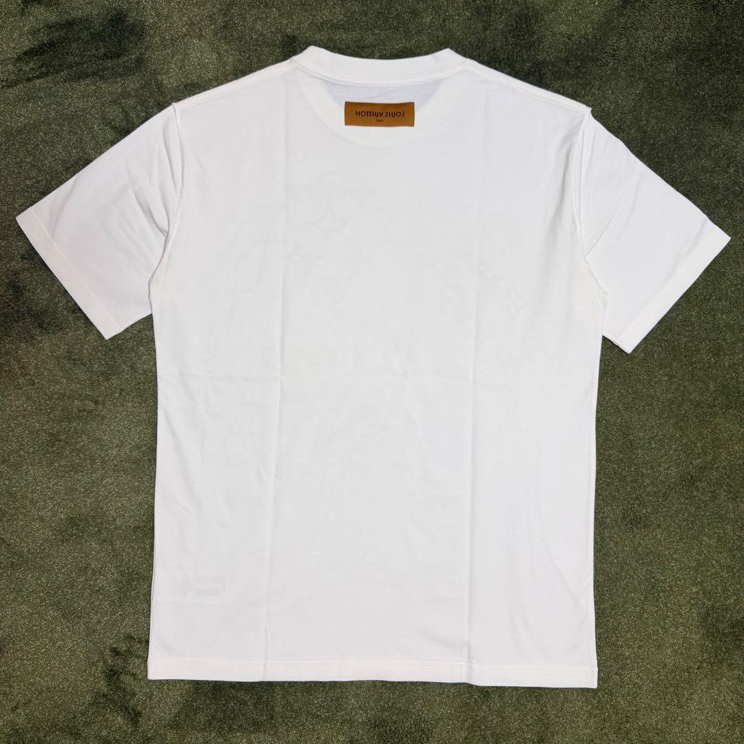 LOUIS VUITTONモノグラム グラフィティ プリント Tシャツ 白 XL