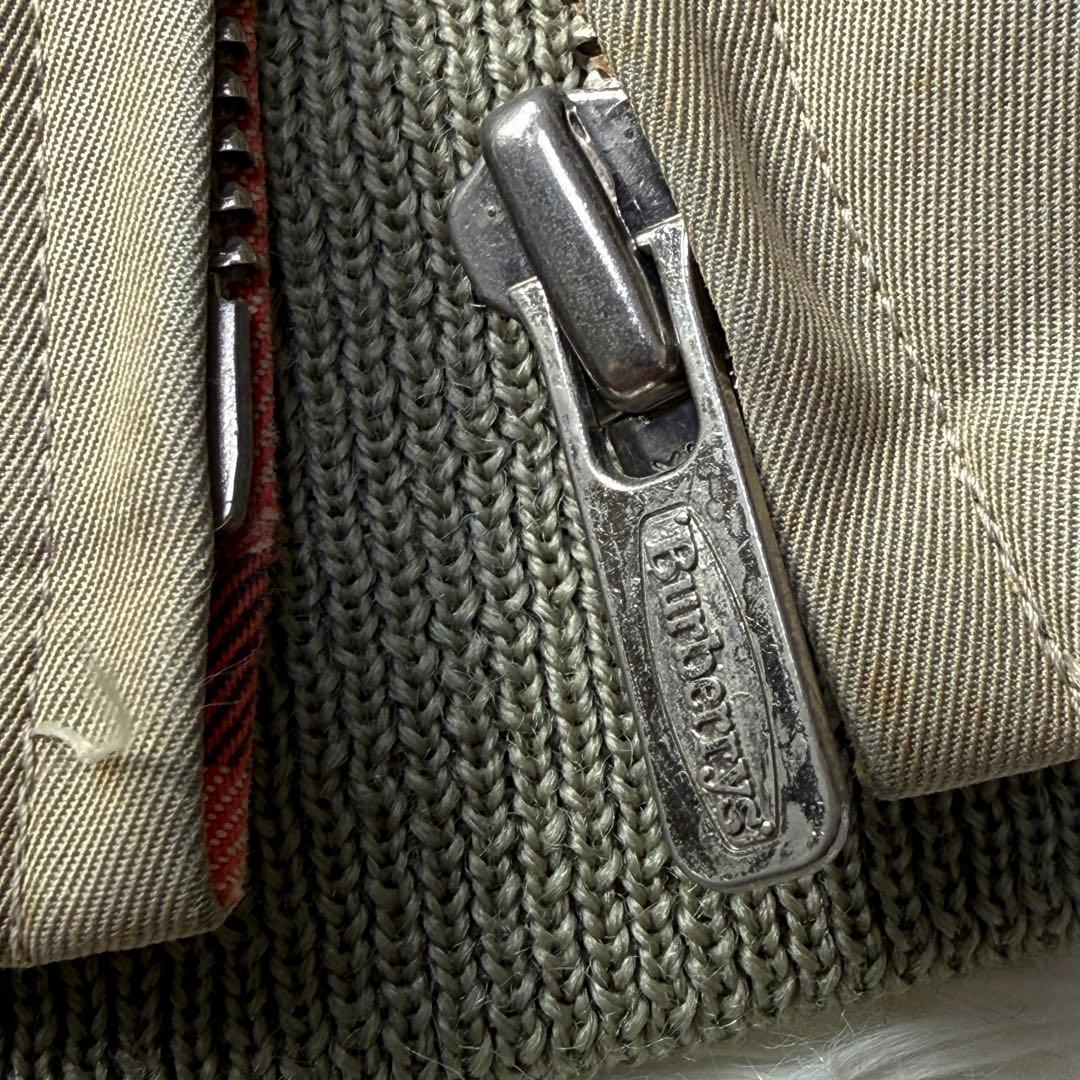 【90S】Burberry ハリントンジャケット G9 玉虫色 シャドウホース