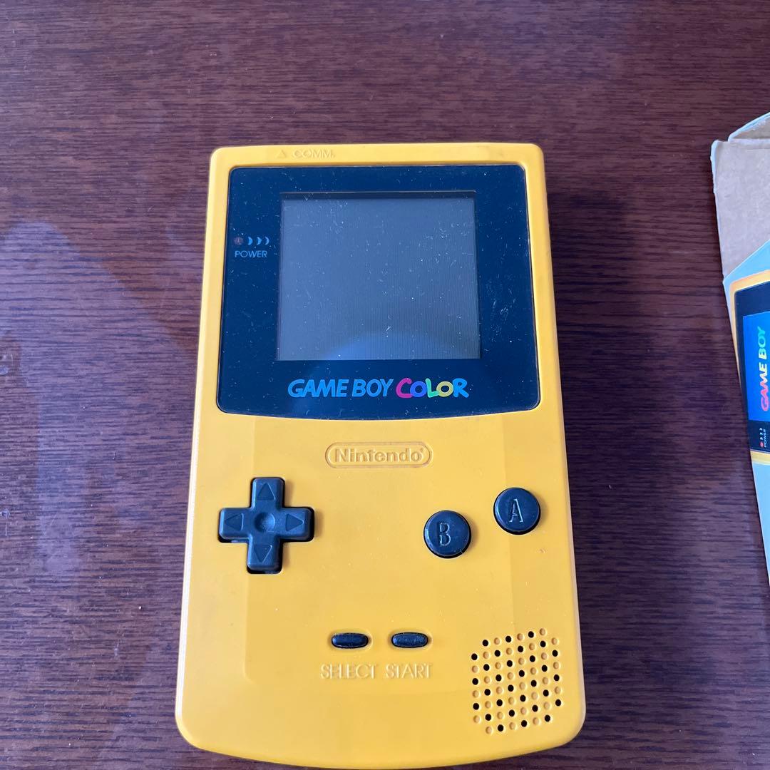 値下げソフトポケモン銀付きNintendo ゲームボーイカラー イエロー