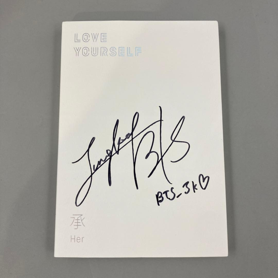 ★グク直筆サイン入り BTS LOVE YOURSELF アルバム