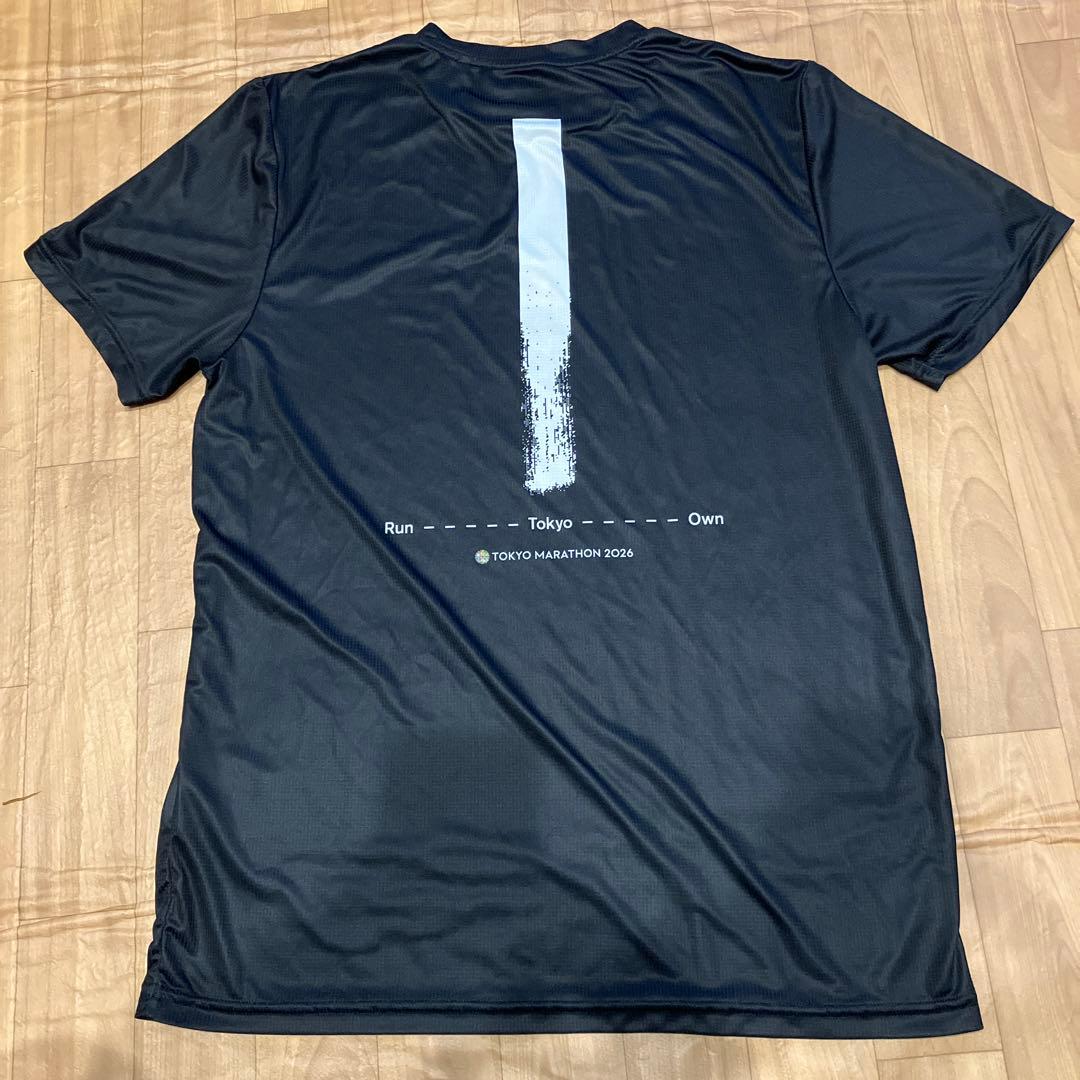 asics 東京マラソン2026 Tシャツ M 黒