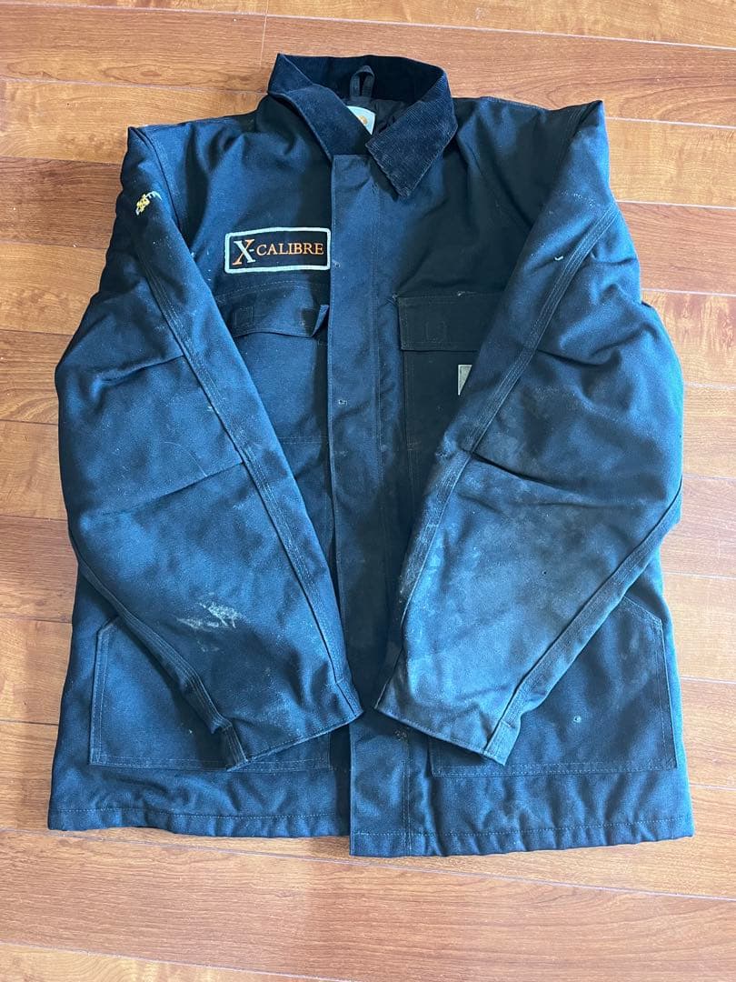 カーハート ダック地 トラディッショナルコートジャケット 古着 サイズM