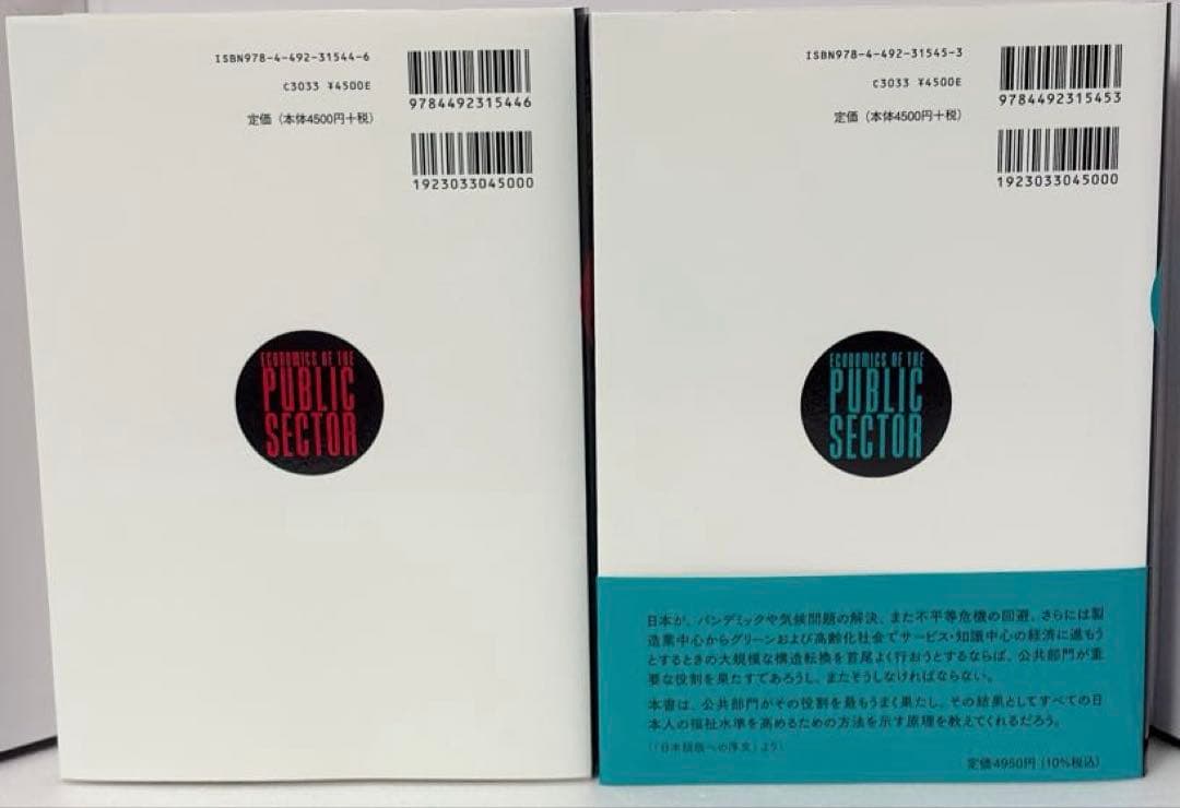 【上下巻セット】スティグリッツ 公共経済学(第3版) （上）（下）