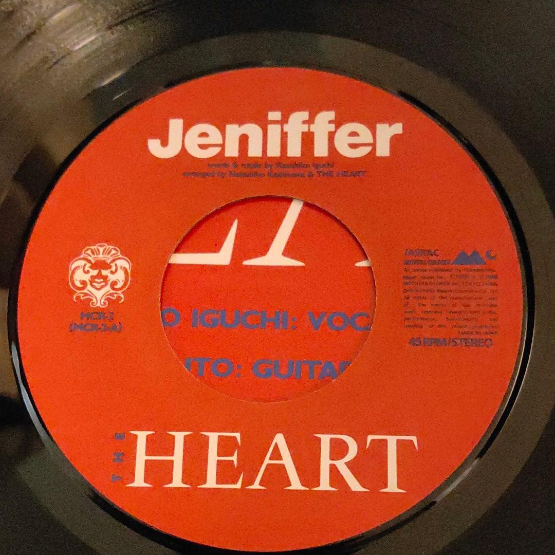 The Heart シングルレコード jeniffer 尾崎豊 井口一彦
