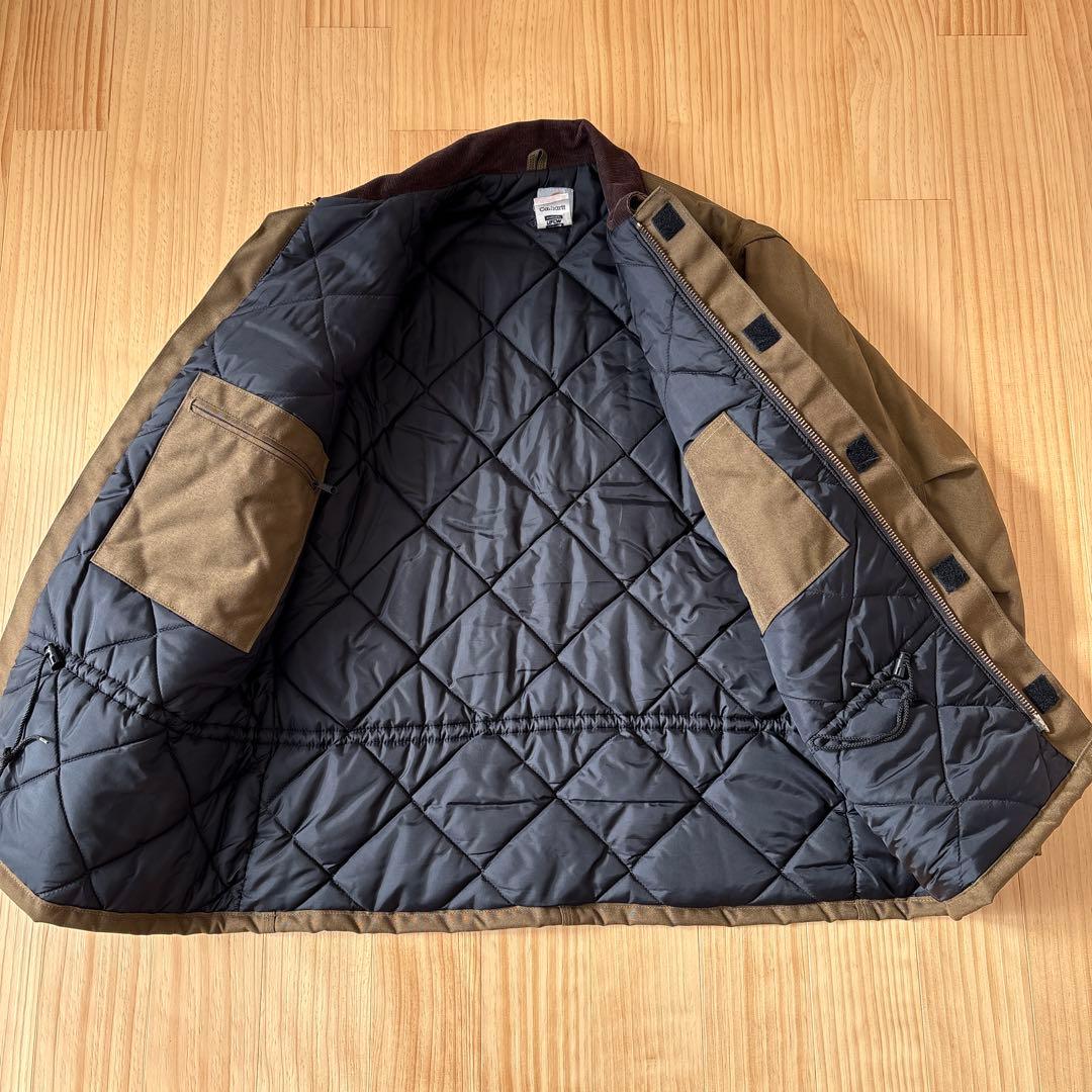 【美品】カーハート トラディショナルコートXL カーキ