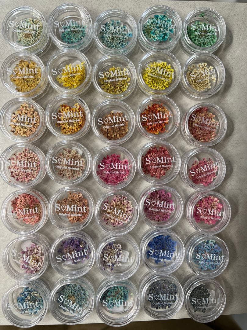 n♡ SMint エスミント　ネイル押し花　ドライフラワー　35個セット