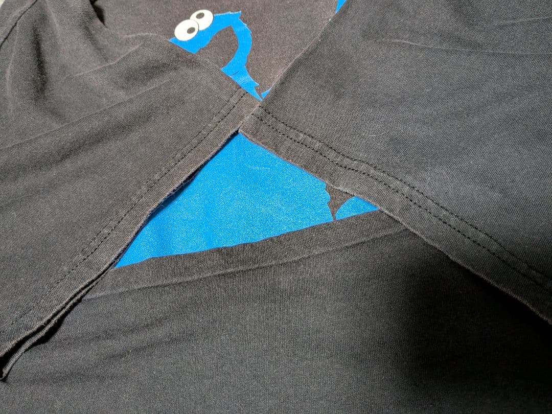 呂*布様 90s クッキーモンスター セサミ Tシャツ 希少 NIKEパロディ
