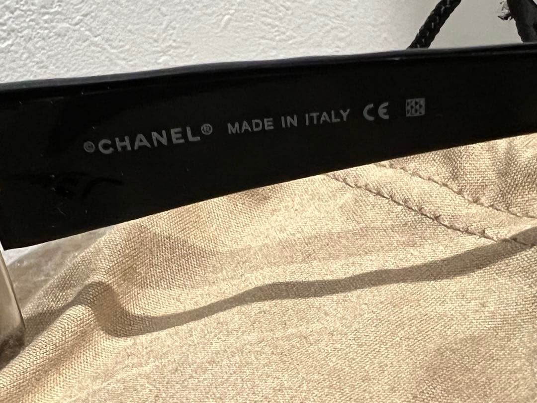 CHANEL Matelassé Temple Sunglasses