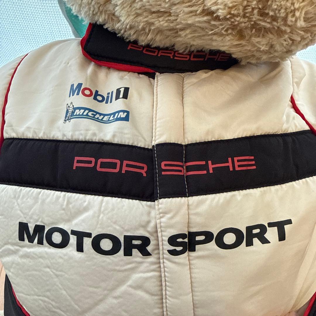 PORSCHE ポルシェ 特大 テディベア レーシングスーツ