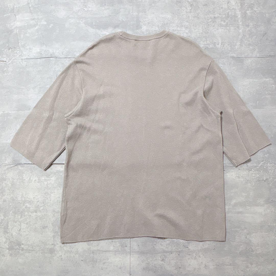 12/21終◆完売品 STILL BY HAND コットンリネンシルクニットT