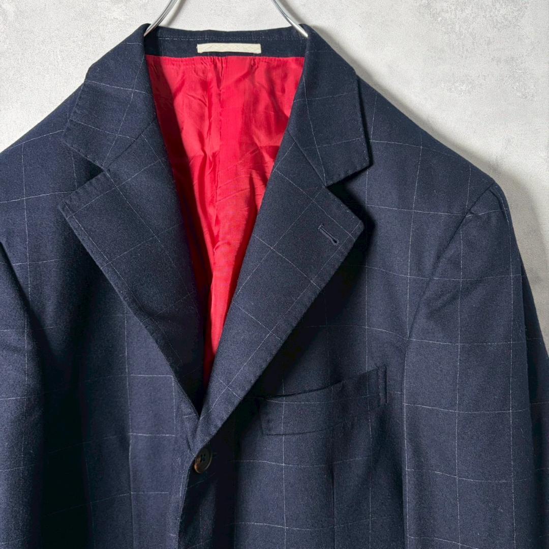 BRUNELLO CUCINELLI テーラード ブロックチェック N2778