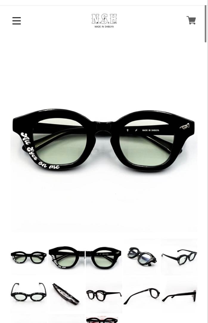 N.S.H サングラス All Eyez on me 美品 LDH 数原