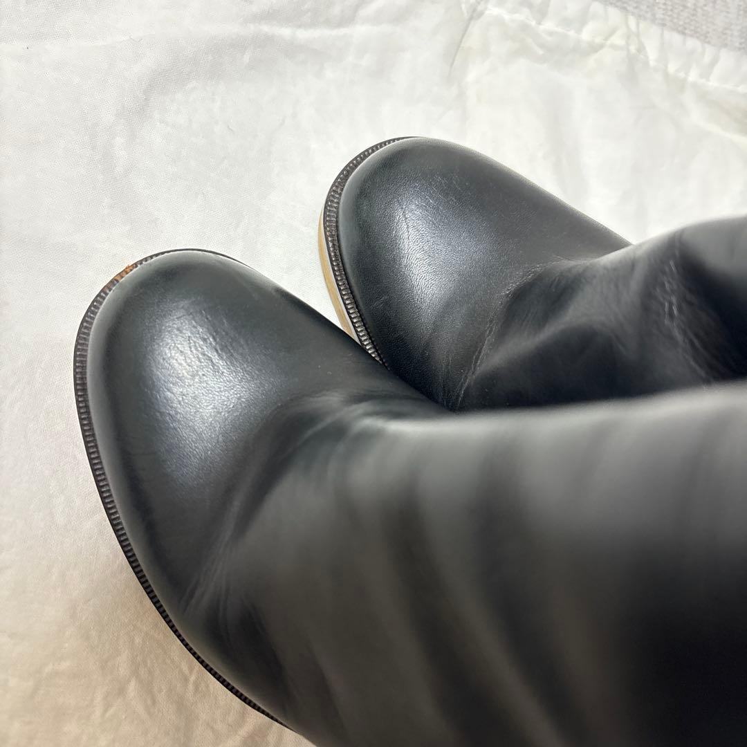 MM6 Maison Margiela レザー　アンクルブーツ　ブラック　36