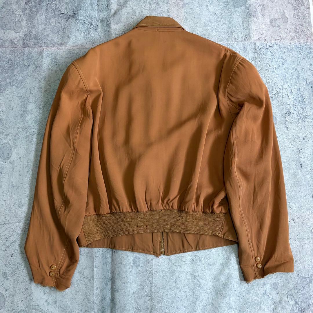 50s レーヨン ギャバジャン ギャバジンジャケット　ヴィンテージ　玉虫