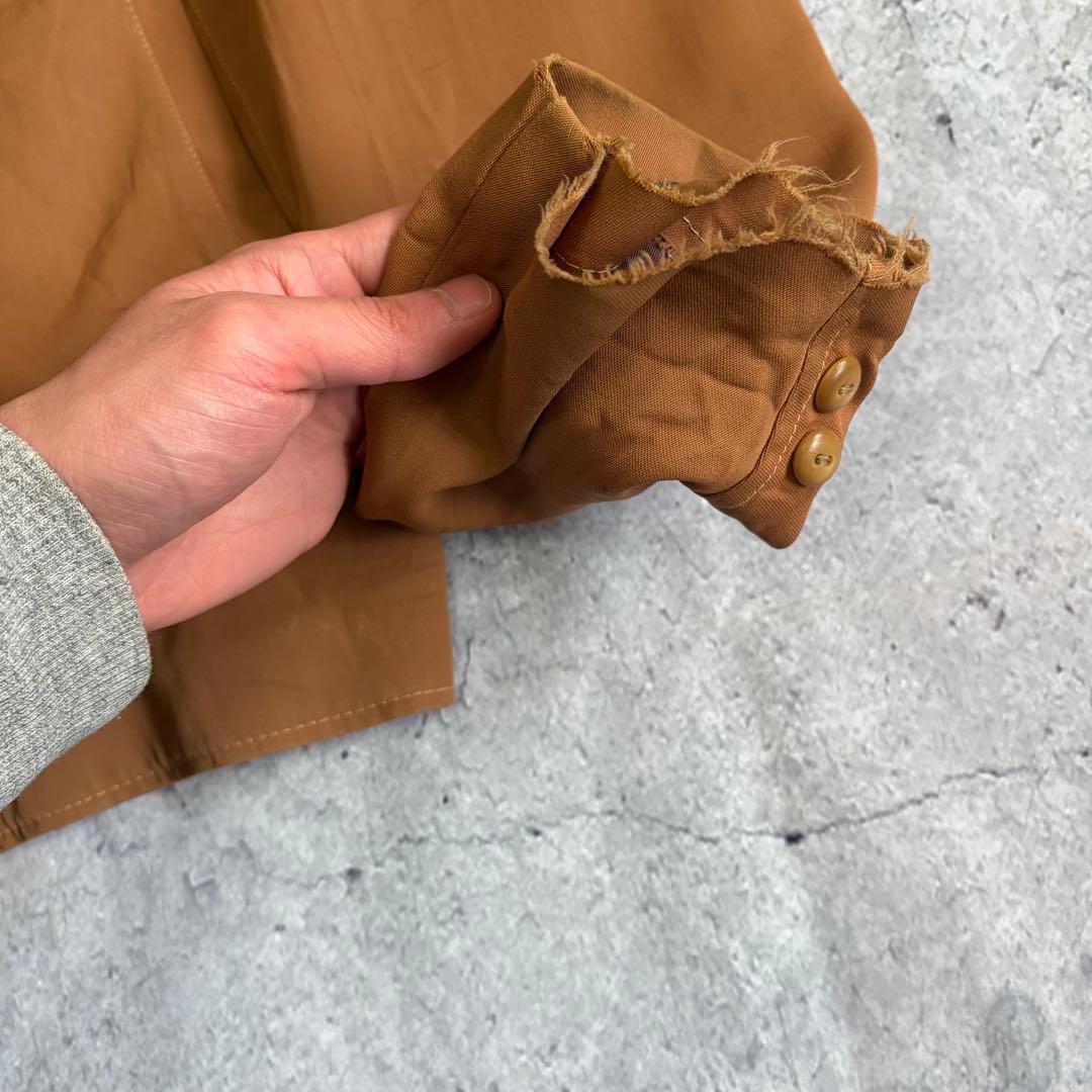 50s レーヨン ギャバジャン ギャバジンジャケット　ヴィンテージ　玉虫