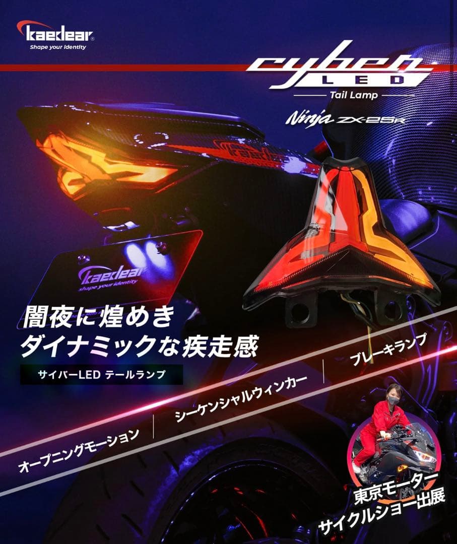 Ninja ZX-25R ninja400サイバーLED テールランプ
