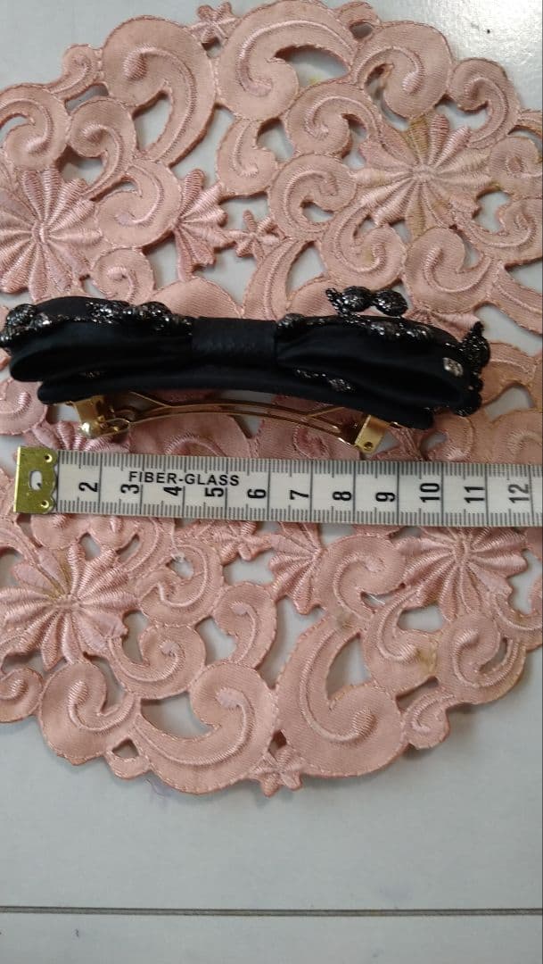 アレクサンドルドゥパリ　シルクリボンバレッタ　ブラック