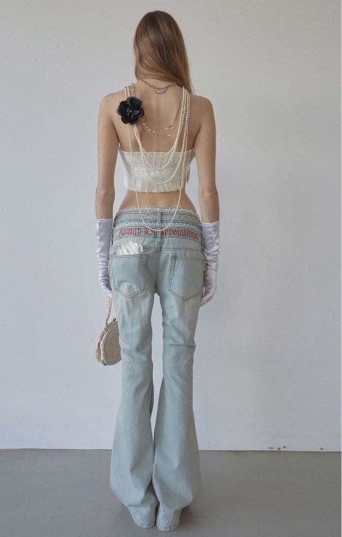 パンツ SCULPTOR Double Waist Boots Cut Denim XS