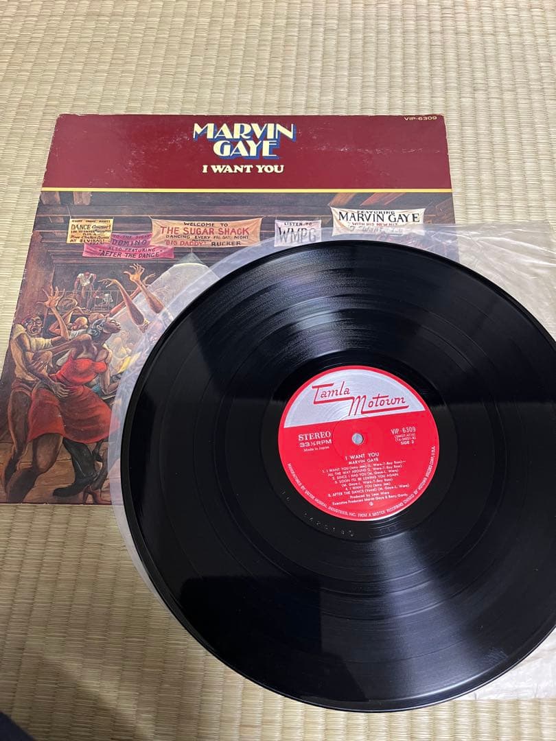 ソウル　日本盤LPレコード2枚セット　マーヴィン・ゲイ　スピナーズ　soul
