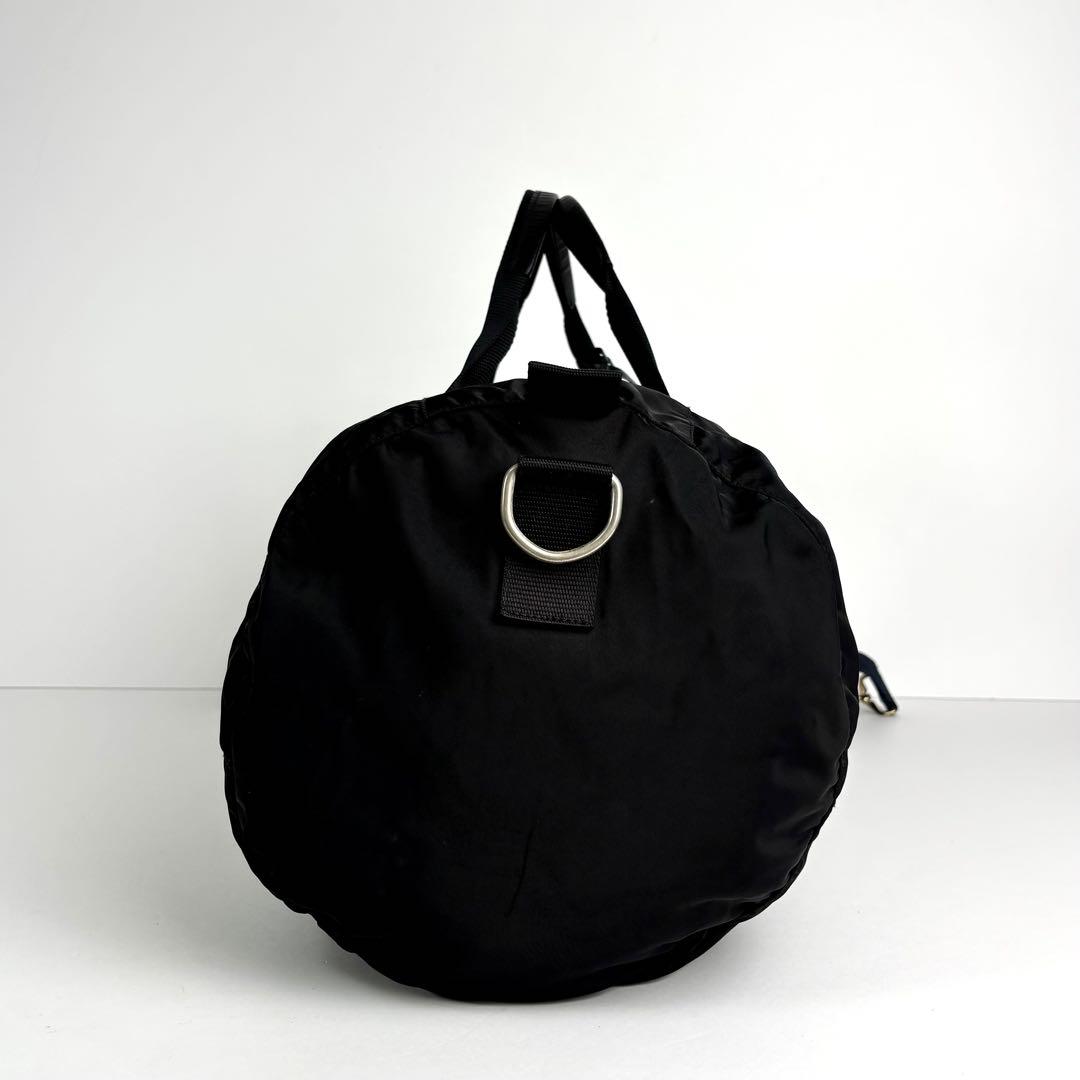 美品 PRADA プラダ 2way ボストンバッグ テスートナイロン レザー