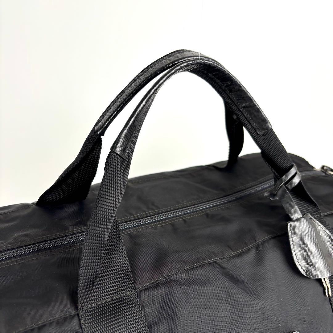 美品 PRADA プラダ 2way ボストンバッグ テスートナイロン レザー