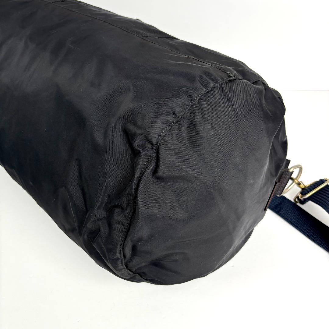 美品 PRADA プラダ 2way ボストンバッグ テスートナイロン レザー