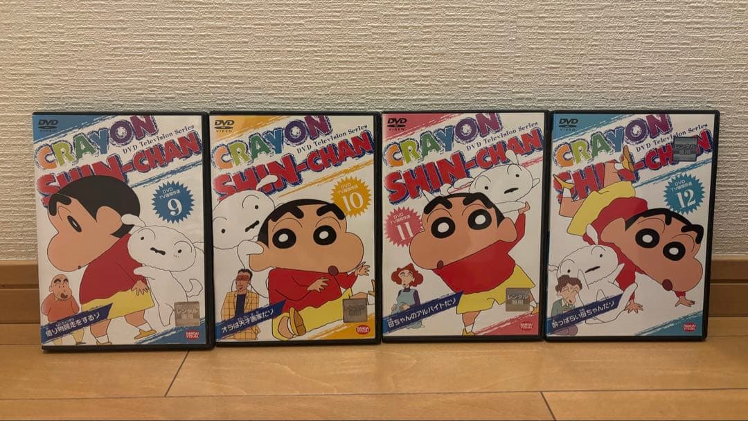 クレヨンしんちゃん DVD 1〜24全巻 セット※レンタル落ち(ケースあり)