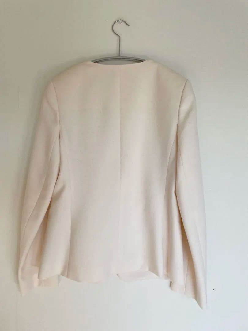 Theory luxe Saxony Soft ジャケット38 ホワイト